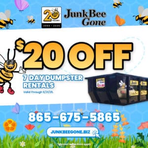 $20 Off 7-Day Dumpster Rentals